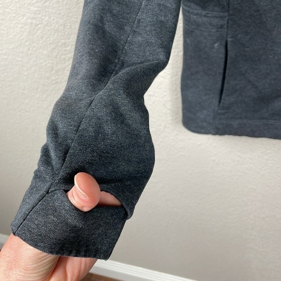 Lululemon Insculpt Jacket Heathered Gray Athletic Full Zip Fleece Lined - Picture 3 of 14